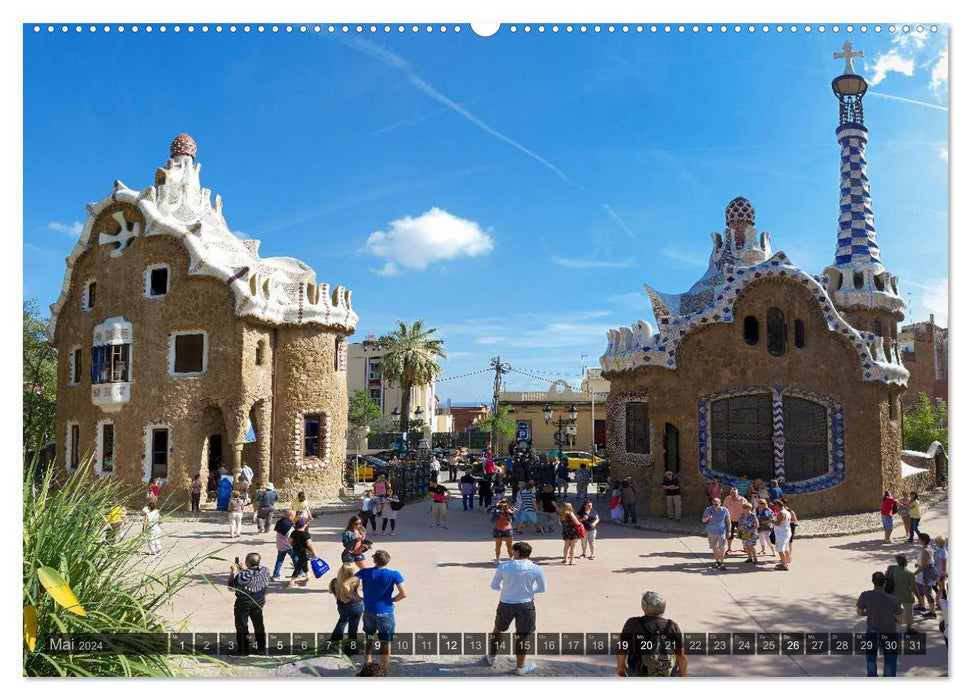 Barcelona - Von Gotik bis Modernisme (CALVENDO Premium Wandkalender 2024)