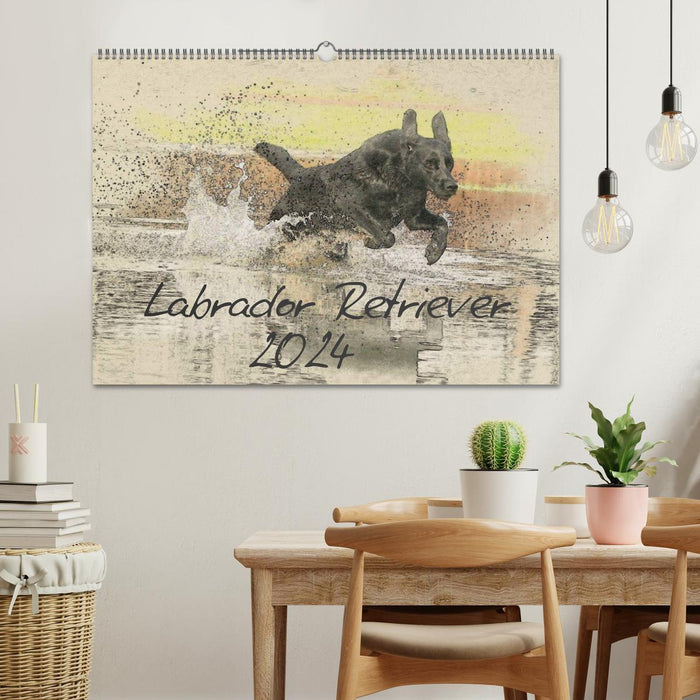 Labrador Retriever 2024 (CALVENDO Wandkalender 2024)