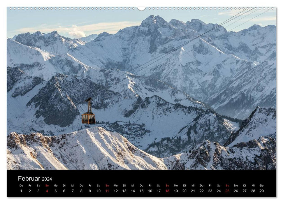 Im Allgäu bei Oberstdorf (CALVENDO Premium Wandkalender 2024)