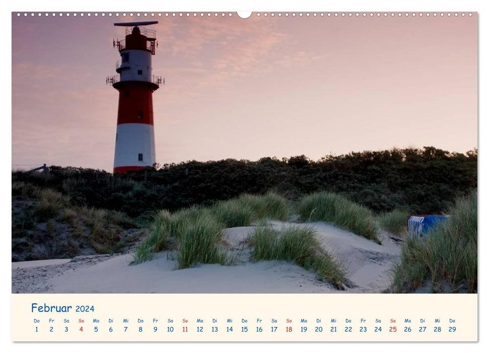 Urlaub auf Borkum (CALVENDO Wandkalender 2024)