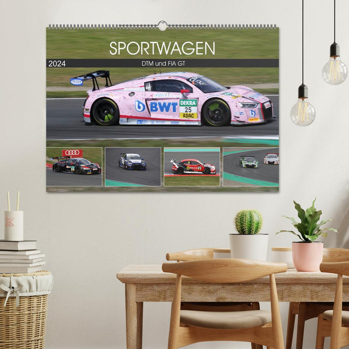 SPORTWAGEN DTM und FIA GT (CALVENDO Wandkalender 2024)