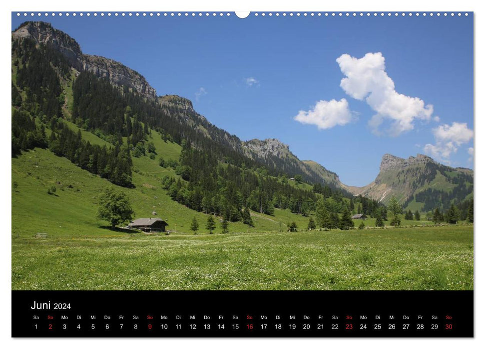 Berner Oberland (CALVENDO Premium Wandkalender 2024)