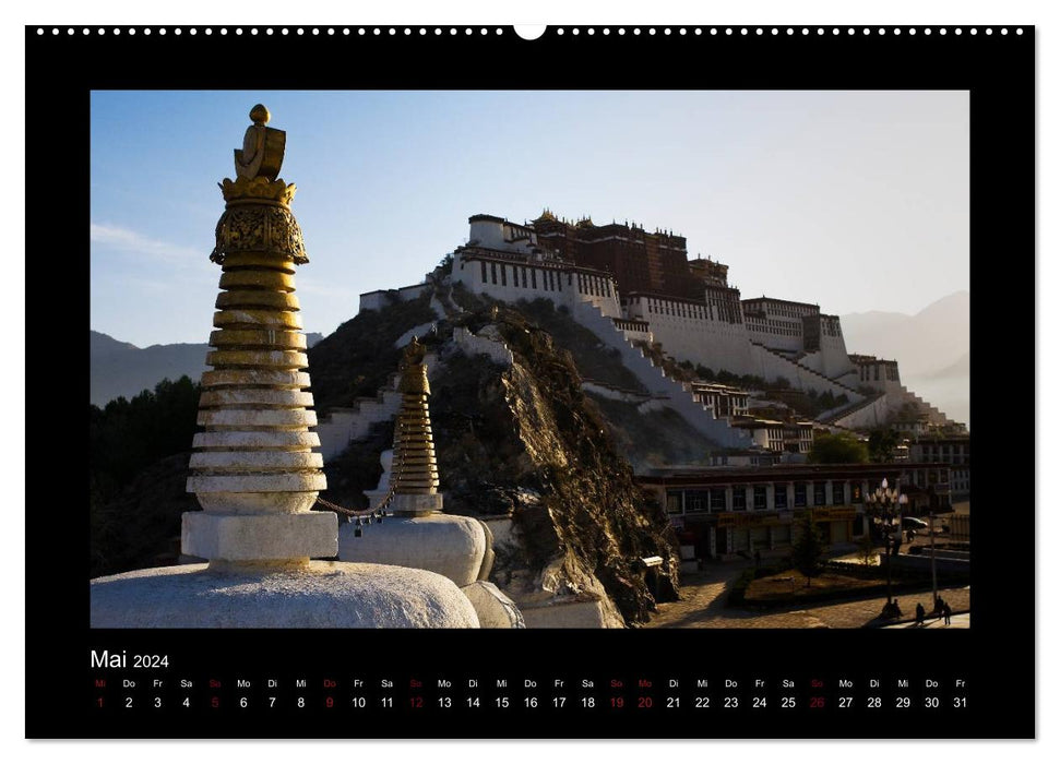 Tibet (CALVENDO Premium Wandkalender 2024)