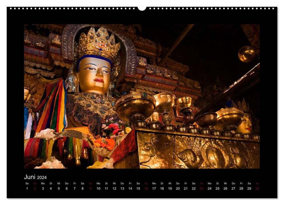 Tibet (CALVENDO Premium Wandkalender 2024)