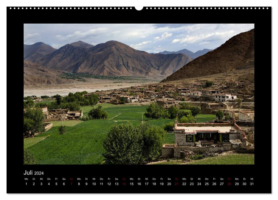 Tibet (CALVENDO Premium Wandkalender 2024)