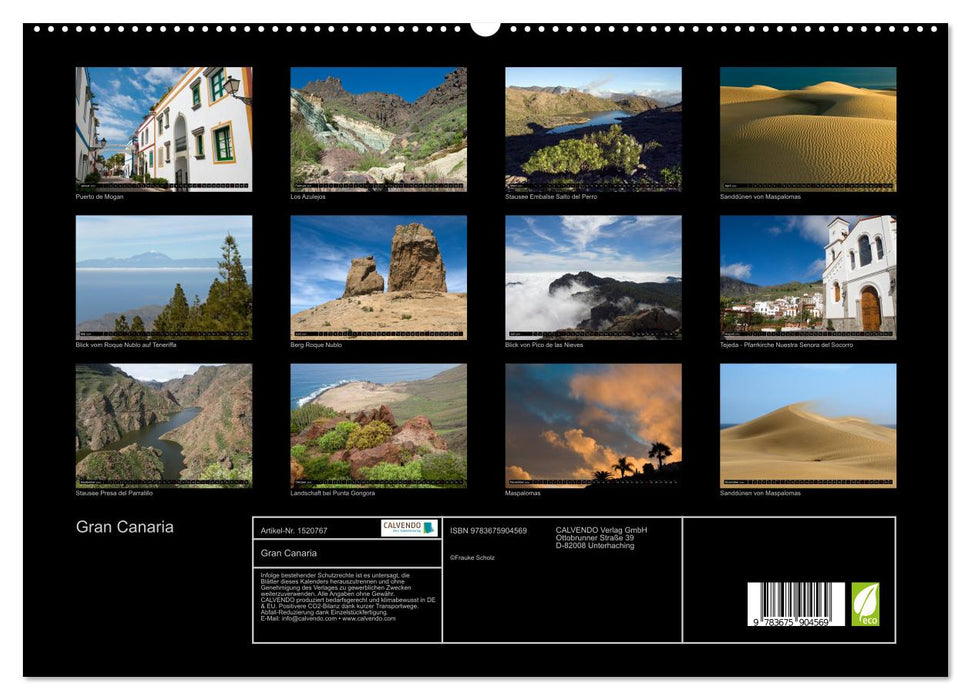 Gran Canaria (CALVENDO Premium Wandkalender 2024)