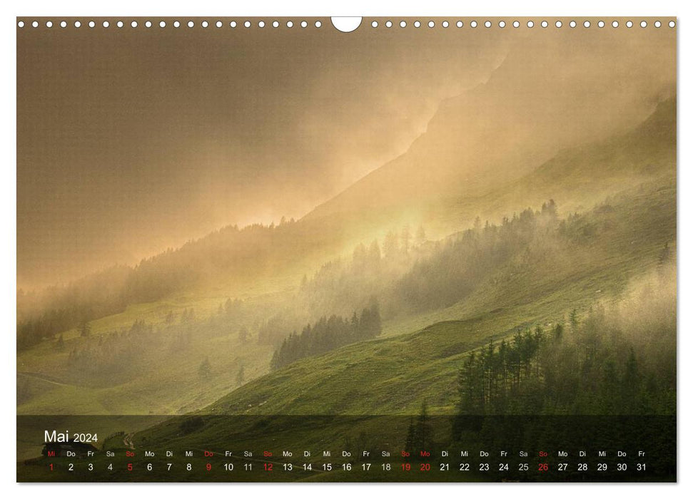 Traumhafte Bergwelten (CALVENDO Wandkalender 2024)