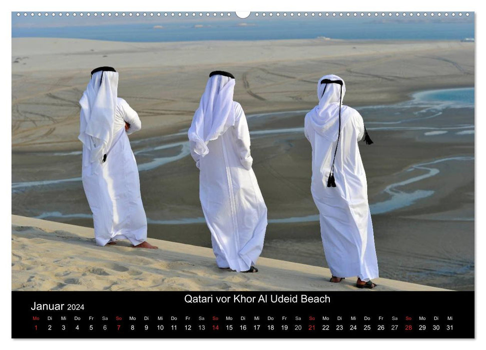 Katar - Land zwischen Tradition und Moderne (CALVENDO Wandkalender 2024)