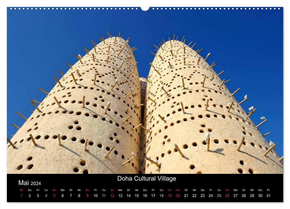 Katar - Land zwischen Tradition und Moderne (CALVENDO Wandkalender 2024)