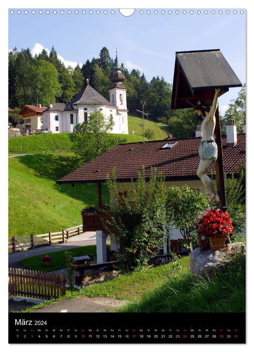 Idyllische Landschaften in Bayern (CALVENDO Wandkalender 2024)