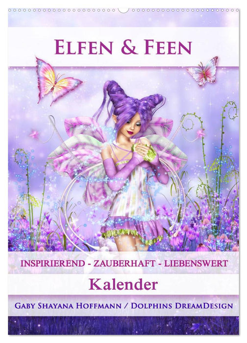Elfen & Feen - Kalender (CALVENDO Wandkalender 2024)