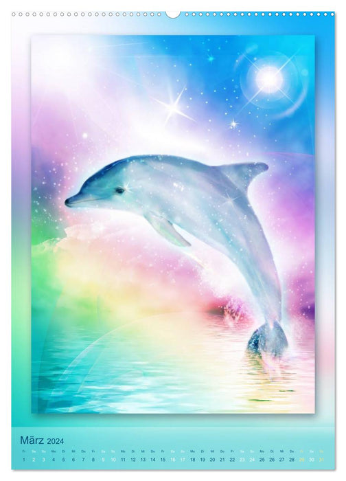 Delfine - Kalender (CALVENDO Wandkalender 2024)