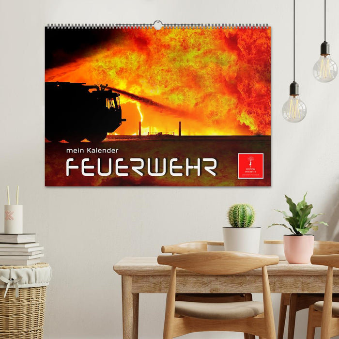 Feuerwehr - mein Kalender (CALVENDO Wandkalender 2024)