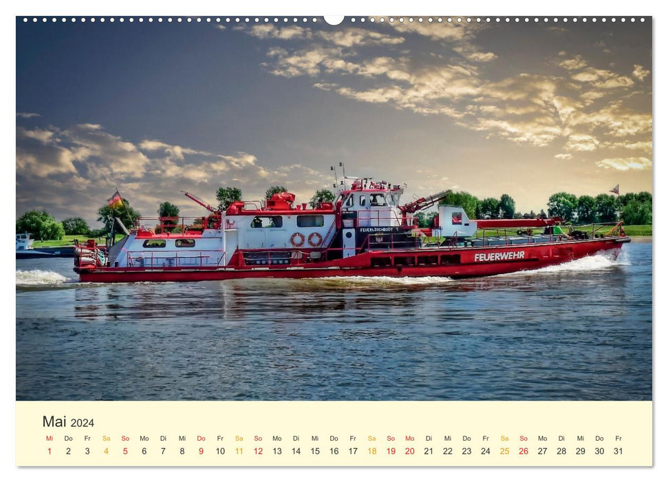 Feuerwehr - mein Kalender (CALVENDO Wandkalender 2024)