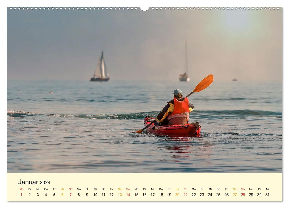 Kajak Abenteuer (CALVENDO Premium Wandkalender 2024)