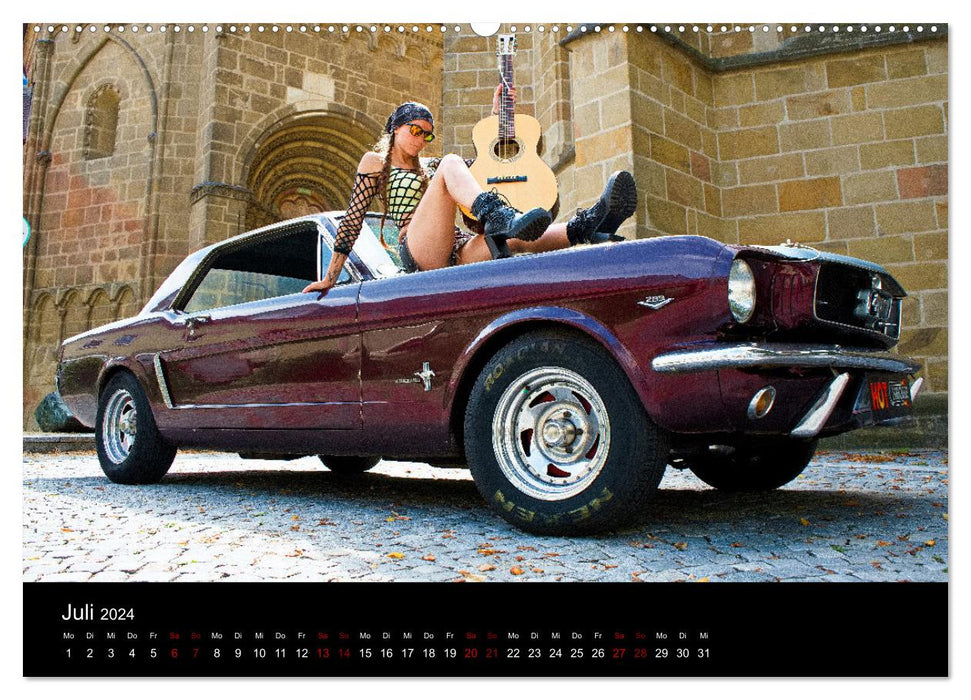 Hot Chrome US Automobile (CALVENDO Premium Wandkalender 2024)