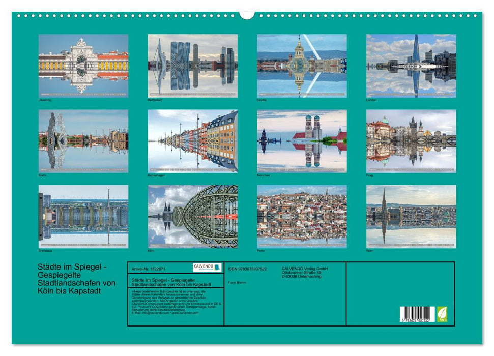 Städte im Spiegel (CALVENDO Wandkalender 2024)