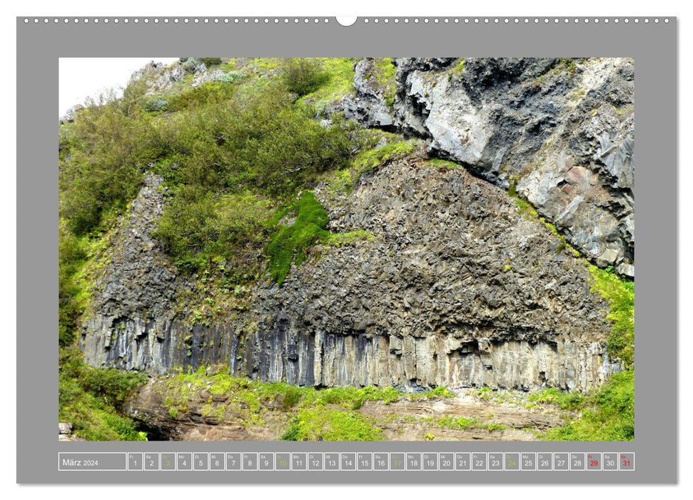 Island – Künstlerin Natur (CALVENDO Wandkalender 2024)