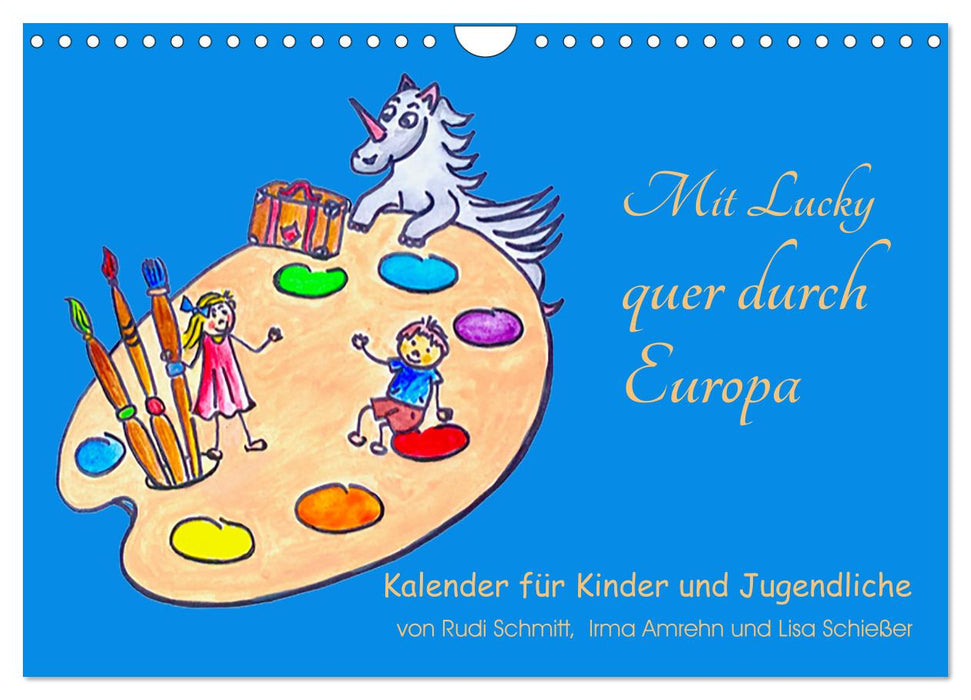 Mit Lucky quer durch Europa (CALVENDO Wandkalender 2024)