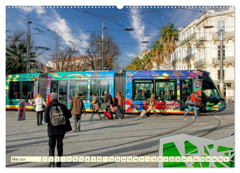 Trams - moving quickly (CALVENDO wall calendar 2024) 