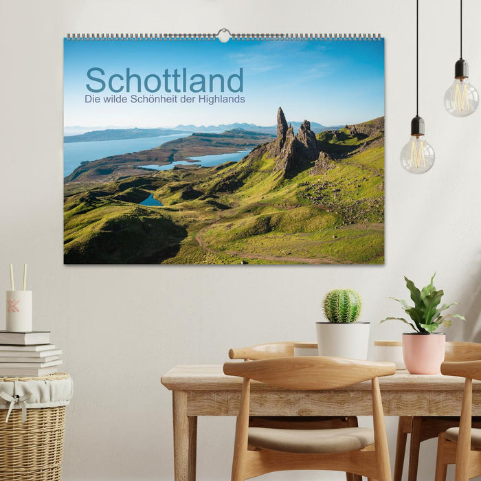 Scotland - The wild beauty of the Highlands (CALVENDO wall calendar 2024) 