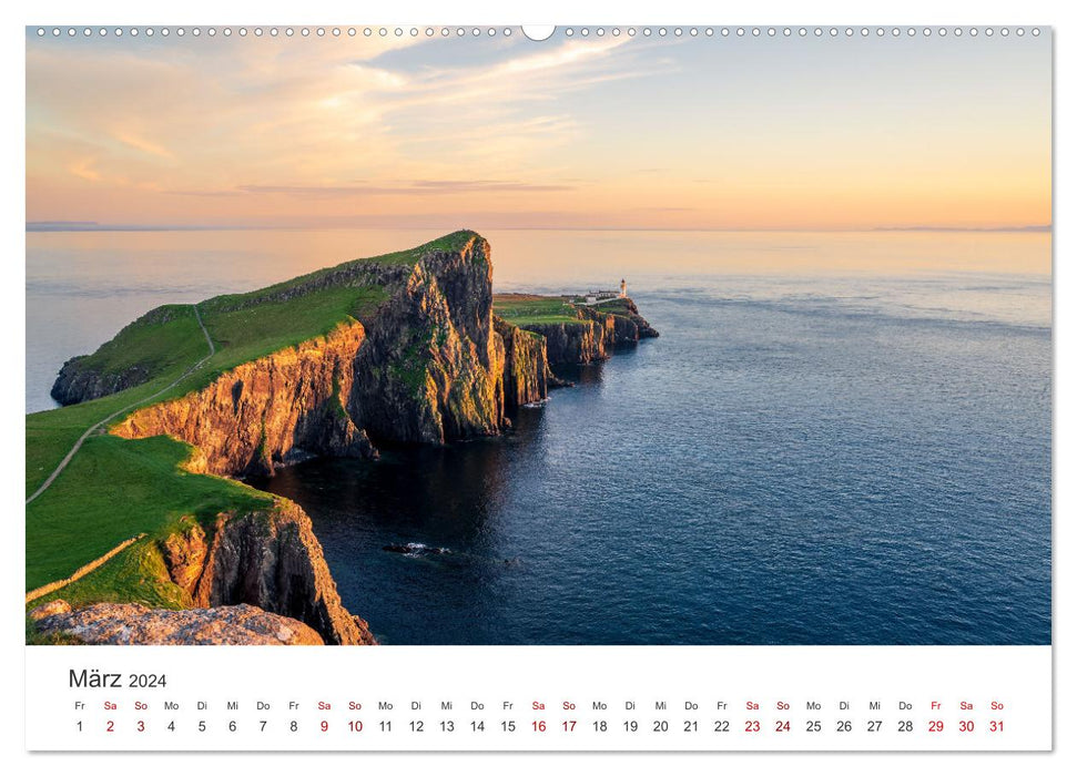 Schottland - Die wilde Schönheit der Highlands (CALVENDO Wandkalender 2024)