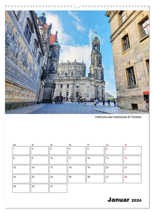 Magnificent Dresden (CALVENDO Premium Wall Calendar 2024) 