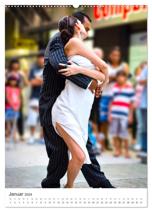 Passionate tango (CALVENDO wall calendar 2024) 