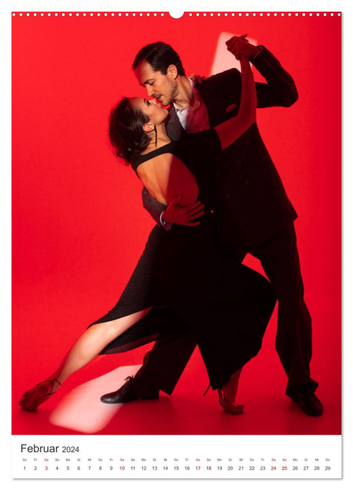 Passionate tango (CALVENDO wall calendar 2024) 