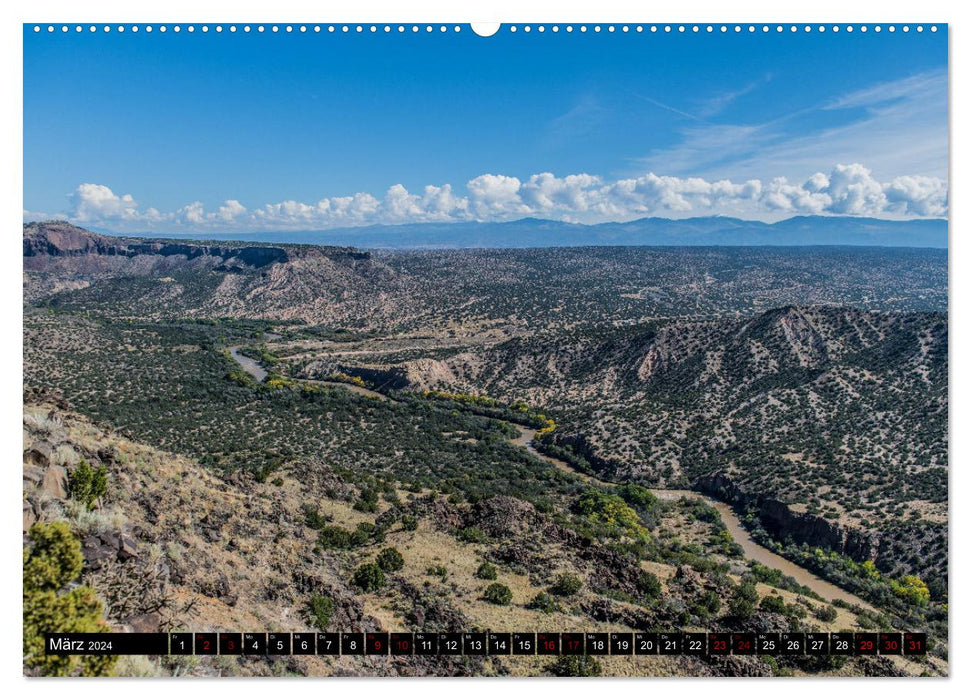 Land of Enchantment - Autumn in New Mexico (CALVENDO Wall Calendar 2024) 