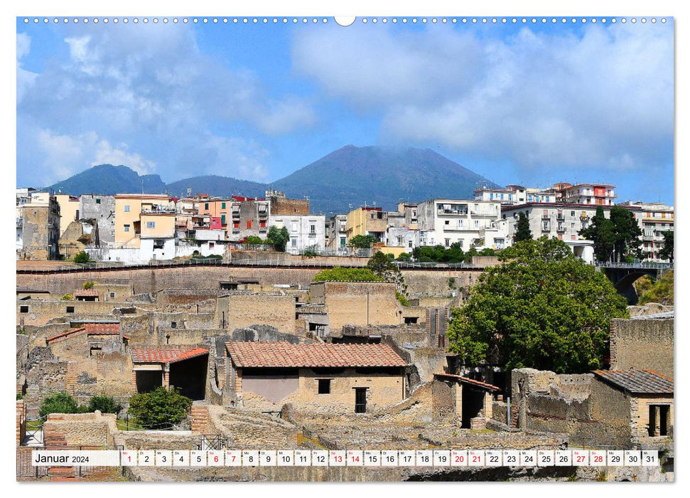 Fantastic CAMPANIA, a journey from Vesuvius to Sorrento (CALVENDO wall calendar 2024) 