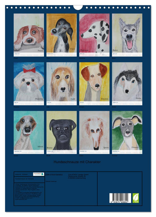 Hundeschnauze mit Charakter (CALVENDO Wandkalender 2024)