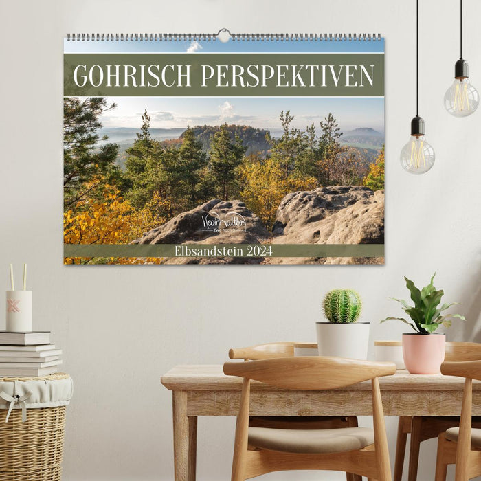 Gohrisch Perspektiven - Elbsandstein (CALVENDO Wandkalender 2024)