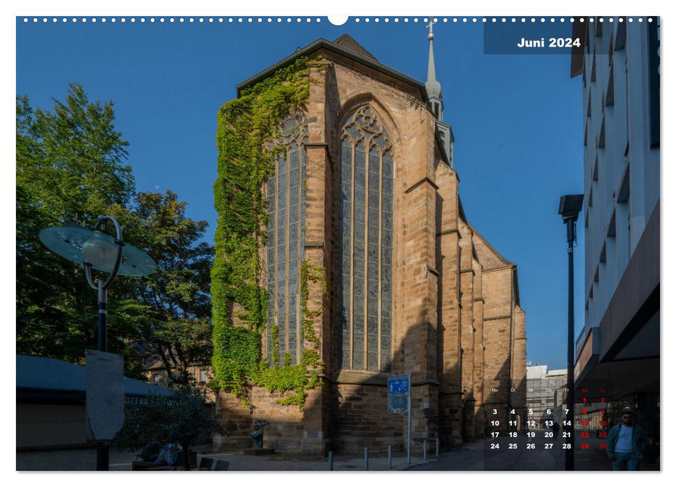 Les églises médiévales de Dortmund (Calendrier mural CALVENDO Premium 2024) 