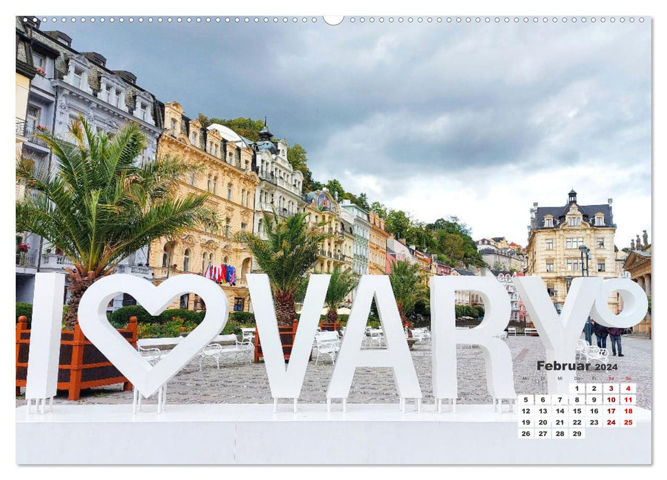 Karlsbad - Beliebter Kurort in Tschechien (CALVENDO Premium Wandkalender 2024)