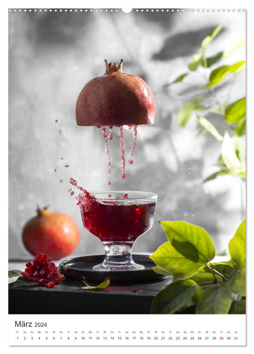 Kreative Drinks - erfrischend, schokoladig und fruchtig. (CALVENDO Premium Wandkalender 2024)