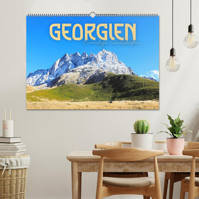 Géorgie - Paysages uniques (Calendrier mural CALVENDO 2024) 