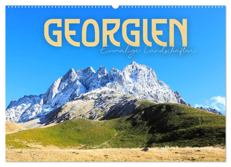 Georgien - Einmalige Landschaften (CALVENDO Wandkalender 2024)