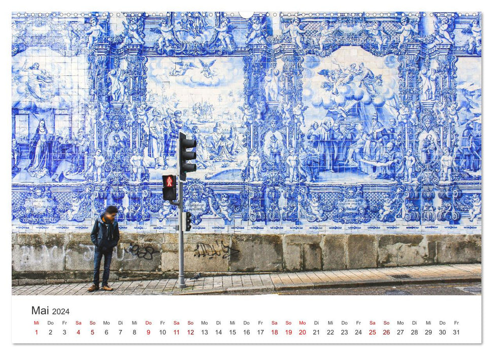 Porto - Une déclaration d'amour (Calendrier mural CALVENDO 2024) 