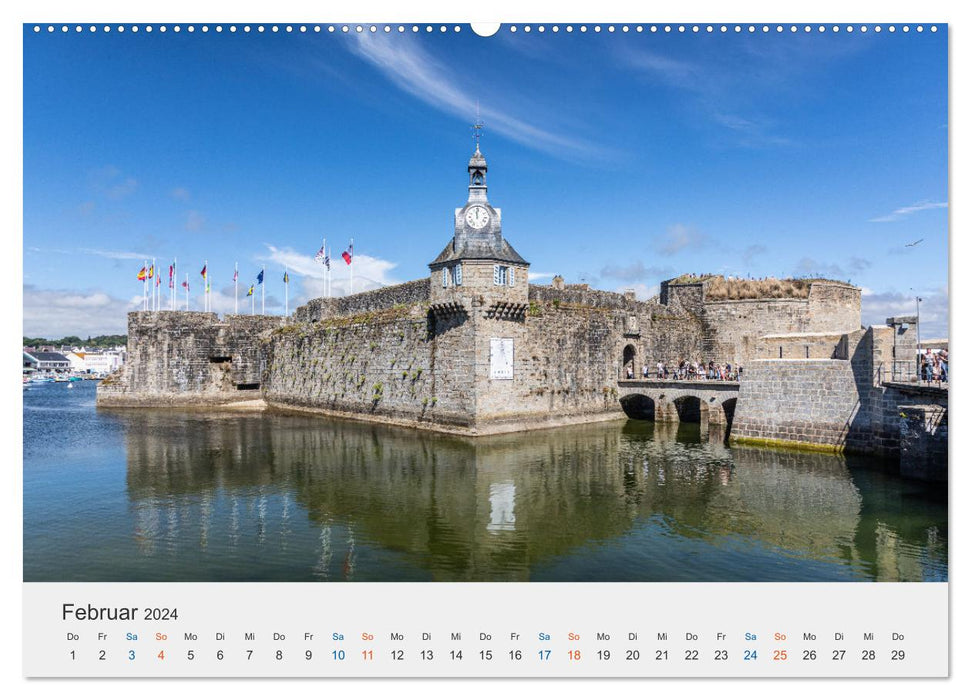 Cornouaille - Un voyage dans le sud-ouest de la Bretagne (Calendrier mural Premium CALVENDO 2024) 