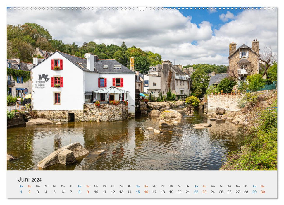 Cornouaille - Un voyage dans le sud-ouest de la Bretagne (Calendrier mural Premium CALVENDO 2024) 