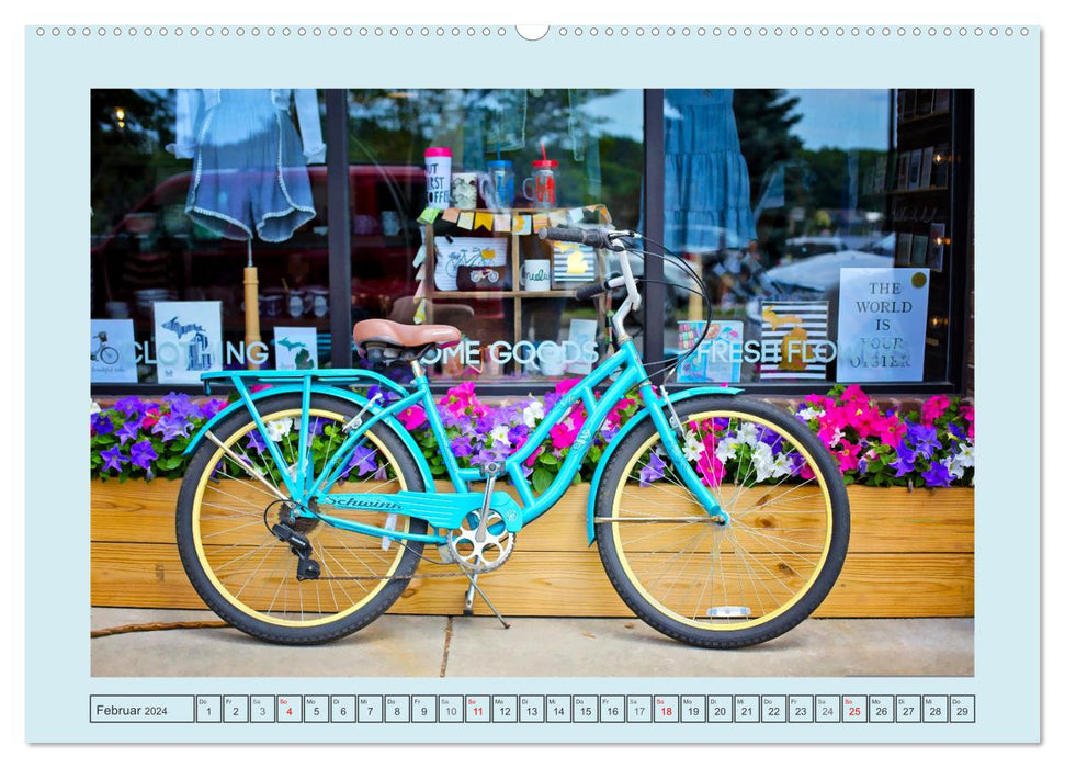 Faszination Fahrrad. Der Charme alter und neuer Drahtesel (CALVENDO Wandkalender 2024)