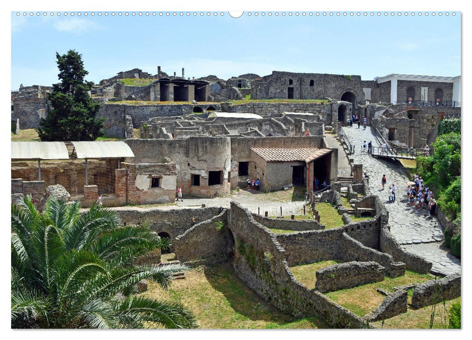 Vesuv-Pompeji-Herculaneum, lebendige Antike in Kampanien (CALVENDO Premium Wandkalender 2024)