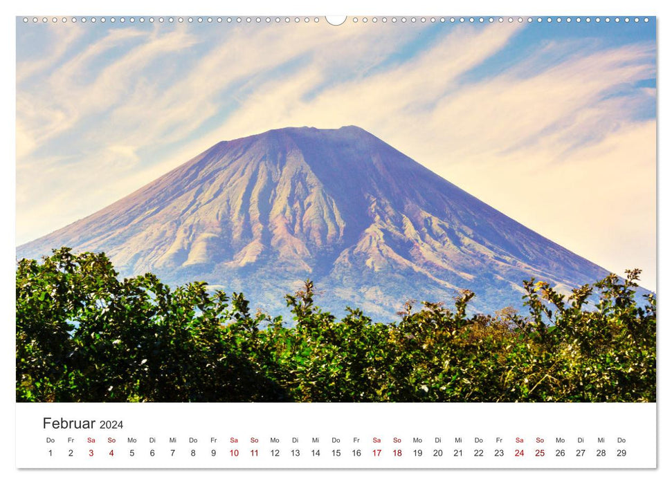 Nicaragua - impressions du pays et de la faune. (Calendrier mural CALVENDO Premium 2024) 