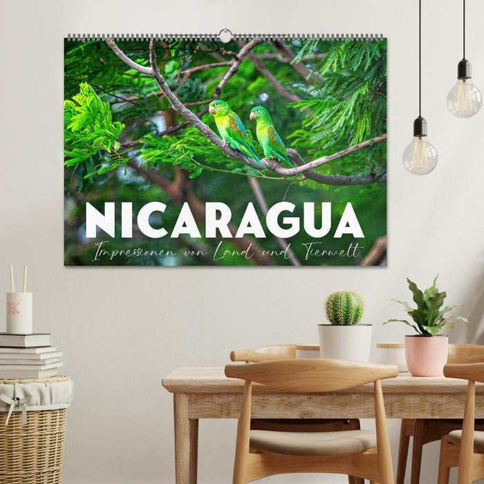 Nicaragua - Impressionen von Land und Tierwelt. (CALVENDO Wandkalender 2024)