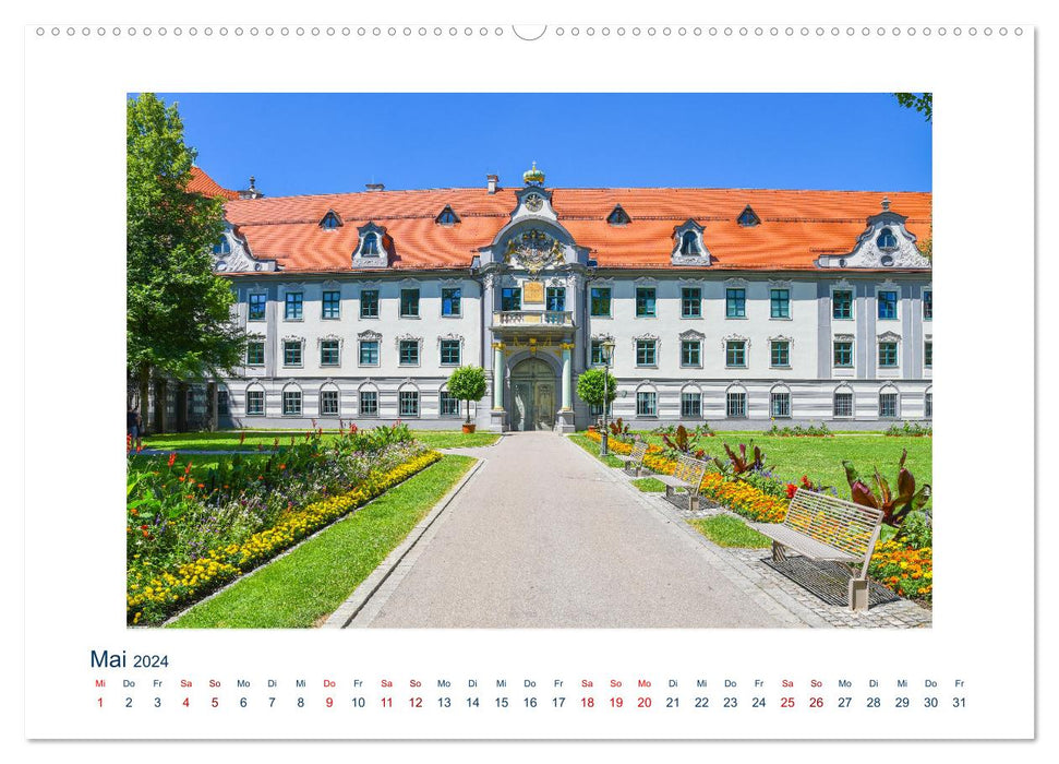 Grüße aus Augsburg (CALVENDO Premium Wandkalender 2024)