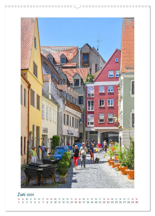 Augsburg - Gesichter einer Stadt (CALVENDO Premium Wandkalender 2024)