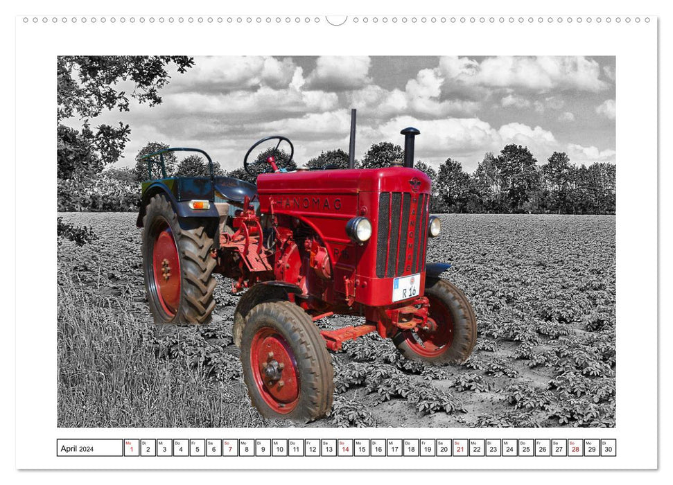 Modèles de voitures anciennes HANOMAG et LANZ (Calvendo Premium Wall Calendar 2024) 