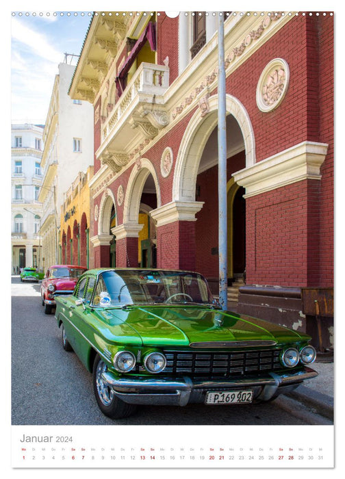 Old Cars of Cuba (CALVENDO Premium Wandkalender 2024)