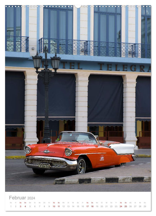 Old Cars of Cuba (CALVENDO Premium Wandkalender 2024)